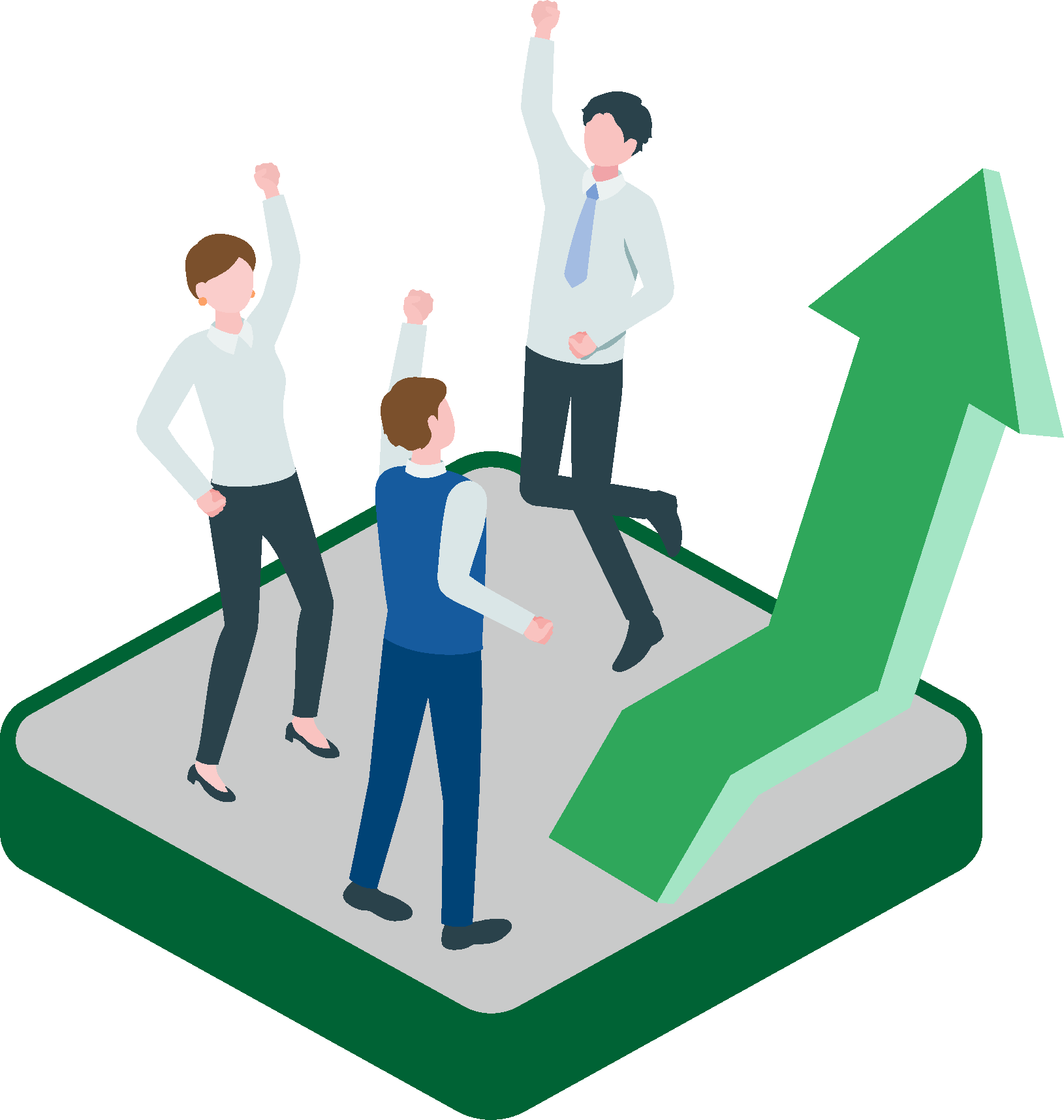 アウトソーシング事業のイラスト