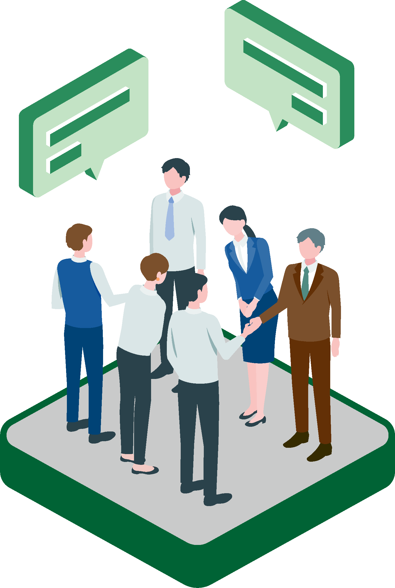 人材派遣事業のイラスト